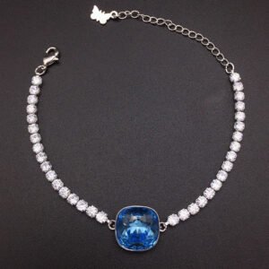 Swarovski element square Tennis Bracelet