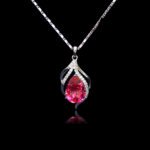 Teardrop Swarovski element necklace wholesale