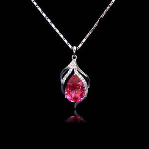 Teardrop Swarovski element necklace wholesale