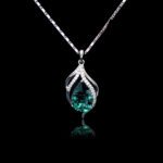 Teardrop Swarovski element necklace wholesale
