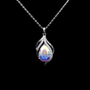 Teardrop Swarovski element necklace wholesale