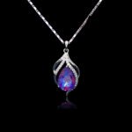Teardrop Swarovski element necklace wholesale