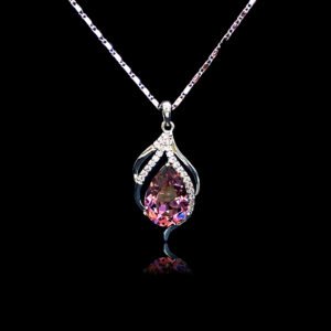 Teardrop Swarovski element necklace wholesale