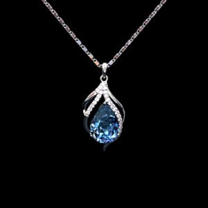 Teardrop Swarovski element necklace wholesale