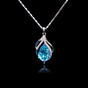 Teardrop Swarovski element necklace wholesale