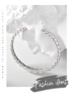 Wholesale horn cuff bracelet featuring a twisted design and 14K gold plated copper from junejewelry.com