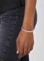 Wholesale horn cuff bracelet featuring a twisted design and 14K gold plated copper from junejewelry.com