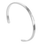 Wholesale Good Smile cuff bracelet featuring a minimalist design and 14K gold plated copper from junejewelry.com