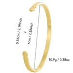 Wholesale European-style minimalist arrow cuff bracelet featuring a 14k gold plated copper design from junejewelry.com