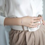 Wholesale Infinity Silver Set, 925 sterling silver, inlaid with zircons, includes necklace and bracelet, INS style niche high-end design, from junejewelry.com.