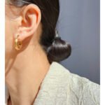 Gold snake chain jewelry set – bangle, ring, and earrings in 18K gold plated copper from JuneJewelry.com