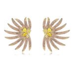 Wholesale Marquise Cluster Stud Earrings with a silver plated finish and clear cubic zirconia stones from JuneJewelry.com – elegant fashion jewelry for bulk orders.