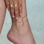 Wholesale kids unicorn jewelry set – colorful enamel kids necklace, bracelet, anklet, and ring in 18K gold plated stainless steel from JuneJewelry.com.