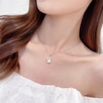 Wholesale Cute Rabbit Pearl Set in two colors: white gold and yellow gold. Both sets feature a white imitation pearl with a micro-pave Cubic Zirconia bunny ear design for the pendant and matching stud earrings.