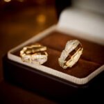 Wholesale Zircon Snake Jewelry Set, featuring high-quality zircon stones, white gold plated copper, a unique serpent design choker necklace, matching snake earrings, and a ring, a light luxury set from junejewelry.com.