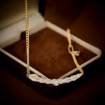 Wholesale Zircon Snake Jewelry Set, featuring high-quality zircon stones, white gold plated copper, a unique serpent design choker necklace, matching snake earrings, and a ring, a light luxury set from junejewelry.com.