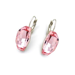 Swarovski element Irregular Crystal Leverback Earrings Wholesale JuneJewelry Unique Single Stone Irregular Shape Crystal Earrings Real Gold Plated Original Design Swarovski Element Leverback Earrings Factory Price