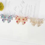 Wholesale butterfly zircon earrings with 925 silver needles and 14K gold plated brass from JuneJewelry.com – luxury filigree jewelry for bulk orders.