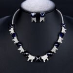 Wholesale luxury zircon set with yellow cushion-cut stones and gold plated copper from JuneJewelry.com – high-quality 925 silver needle bridal jewelry.