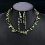 Wholesale multi-color zircon set with mixed-shape stones and gold plated copper from JuneJewelry.com – high-quality 925 silver needle jewelry.