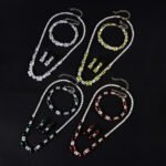 Wholesale luxury zircon set with necklace, bracelet, and S925 silver needle earrings from JuneJewelry.com – premium gold plated bridal jewelry.
