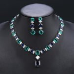 Wholesale Gold Plated Zircon Set on a copper base with sparkling zircon main stones from JuneJewelry.com – unique, high-quality, true gold-plated fashion jewelry for bulk buyers.