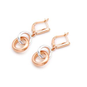 Wholesale filigree hoop earrings with intricate hollow design on rose gold plated zinc alloy from JuneJewelry.com – unique vintage jewelry for bulk orders.