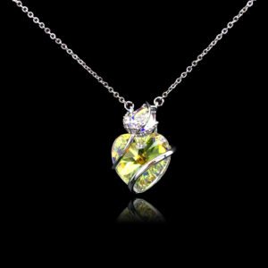 Wholesale Swarovski Crystal Necklace with platinum plated copper and original unique design from JuneJewelry.com.