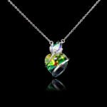 Wholesale Swarovski Crystal Necklace with platinum plated copper and original unique design from JuneJewelry.com.