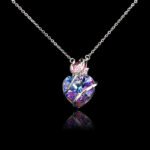 Wholesale Swarovski Crystal Necklace with platinum plated copper and original unique design from JuneJewelry.com.
