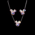 Wholesale Platinum Crystal Set with blue Swarovski crystals on copper base from JuneJewelry.com.