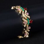 Wholesale Wave Zircon Bracelet featuring paved wave links and solitaire CZ gems on platinum plated copper from JuneJewelry.com