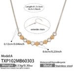 Two-tone gold and silver stainless steel jewelry set featuring alternating smooth silver beads, gold star motifs, textured gold station beads, and a sleek snake chain.