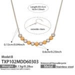 Two-tone gold and silver stainless steel jewelry set featuring alternating smooth silver beads, gold star motifs, textured gold station beads, and a sleek snake chain.