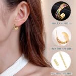 Rainbow CZ C-shape hoop earrings featuring channel-set multi-color square cubic zirconia, paved crossover border, and 925 sterling silver posts