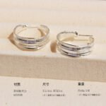 Wholesale bold textured multi strand layered hoop statement earrings with genuine 18K gold and white gold plating on copper
