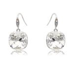 These Swarovski Element earrings feature a brilliant cushion-cut crystal suspended from a paved French hook. The delicate earring hook is detailed with sparkling accent stones to add subtle elegance. Furthermore, this classic solitaire design gives boutique owners an essential core staple for daily wear collections and formal gift displays. Additionally, the drop earrings use a durable copper base finished with high-polish Palladium Plating. The comfortable ear wire ensures secure and easy daily wear for your retail customers. Moreover, the extraordinary clarity of genuine Swarovski Element components provides retail buyers with strong sales appeal. You can explore our full Swarovski Element Jewelry collection today. You can also check our latest fashion jewelry wholesale arrivals to upgrade your store inventory. Key Features of Swarovski Element EarringsLarge cushion-cut Swarovski Element main crystal in a sleek bezel frame Elegant French hook ear wire decorated with micro-pavé accent stones High-quality copper base structure finished with high-shine Palladium Plating Popular Swarovski Element drop earrings available in multiple vibrant color options Perfect ForJewelry Boutiques Fashion Boutiques Online Jewelry Stores Gift Shops Department Stores Wholesale AdvantagesNo MOQ required Mixed styles and colors supported OEM/ODM and custom production available Competitive wholesale pricing with global shipping support