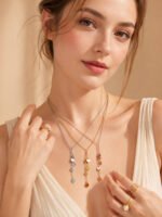 316L stainless steel abstract line face heart lariat and lion emblem pendant necklace collection wholesale