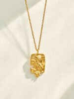 316L stainless steel abstract line face heart lariat and lion emblem pendant necklace collection wholesale