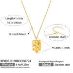 316L stainless steel abstract line face heart lariat and lion emblem pendant necklace collection wholesale