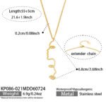 316L stainless steel abstract line face heart lariat and lion emblem pendant necklace collection wholesale