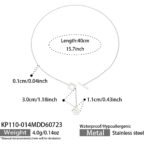 316L stainless steel charm and pendant necklace collection wholesale